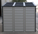 DuraMax WoodSide Plus 10.5' x 8' Vinyl Shed with Foundation Kit 