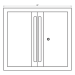 Dragonfire Tools Pro Series Wall Cabinet (Black) 