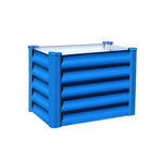 Absco The Organic Garden Co. Hakea 1.8' x 1' x 1.3' Metal Kids Garden Bed - Blue 