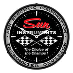 Collectable Sign and Clock Sun Instruments Backlit Wall Clock-Z710014-Garage Giant 