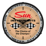 Collectable Sign and Clock Sun Tachometer Division Backlit Wall Clock-Z710118-Garage Giant 