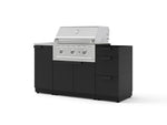 NewAge Outdoor Kitchens Outdoor Grill Island Stainless-Steel 5-Piece Cabinet Set with Sink, 3 Drawer, Grill Cabinet, Performance Grill and Stainless Steel Countertop - (Natural Gas) | Garage Giant 
