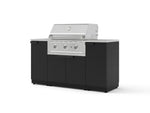 NewAge Outdoor Kitchens Outdoor Grill Island Stainless-Steel 6-Piece Cabinet Set with 1 Door, Grill Cabinet, Performance Grill and Countertops | 70620 