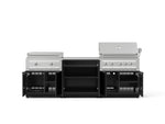 NewAge Outdoor Kitchens Aluminum 6-Piece Cabinet Set with Base, Grill Cabinet, Platinum Griddle and Countertop-74974-Garage Giant 