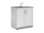 NewAge Outdoor Kitchens Stainless Steel Sink Cabinet-70406-Garage Giant 