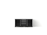 NewAge Garage Cabinets Bold XL Series 4PC Garage Cabinetry Set, 20-24 Gauge Steel, Fully Welded, 72" W x 18" D x 35.75" H-64585-Garage Giant 