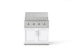 NewAge Outdoor Kitchens Stainless Steel 2-Piece Cabinet set with Grill Cabinet and Performance Grill-72919-Garage Giant 