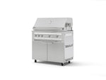 NewAge Outdoor Kitchens Stainless Steel 2-Piece Cabinet set with Casters Grill Cabinet and Platinum Grill-72953-Garage Giant 