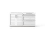NewAge Outdoor Kitchens Stainless Steel 2-Piece Cabinet Set with 3-Drawer Cabinet and 2-Door Cabinet-67690-Garage Giant 