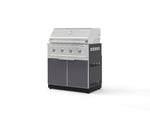 NewAge Outdoor Kitchens Aluminum 2-Piece Cabinet Set with Grill Cabinet and Performance Grill-74801-Garage Giant 