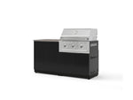 NewAge Outdoor Kitchens Aluminum 4-Piece Cabinet Set with Base, Grill Cabinet, Performance Grill, and Countertop-73480-Garage Giant 