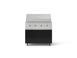 NewAge Outdoor Kitchens Aluminum 2-Piece Cabinet Set with Casters, Grill Cabinet and Performance Grill-72911-Garage Giant 