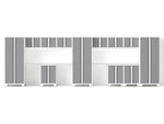 NewAge Garage Cabinets Bold Series 14PC Garage Cabinetry Set, 24-Gauge Steel, Fully Welded, 234" W x 18" D x 76.75" H-56795-Garage Giant 