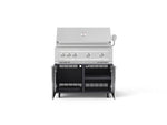NewAge Outdoor Kitchens Aluminum 2-Piece Cabinet Set with Casters, Grill Cabinet and Platinum Grill-72941-Garage Giant 