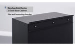 NewAge Garage Cabinets Bold Series 4-Piece Cabinet Set with Tool, Base Cabinets, Slatwall Backsplash and Worktop-63010-Garage Giant 