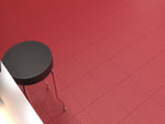 NewAge Garage Flooring Diamond Pattern Polypropylene Garage Flooring Tiles 400 sq. ft. Flooring Bundle - Red 