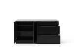 NewAge Outdoor Kitchens Aluminum 2-Piece Cabinet Set with 3-Drawer and 2-Door Cabinet-73869-Garage Giant 