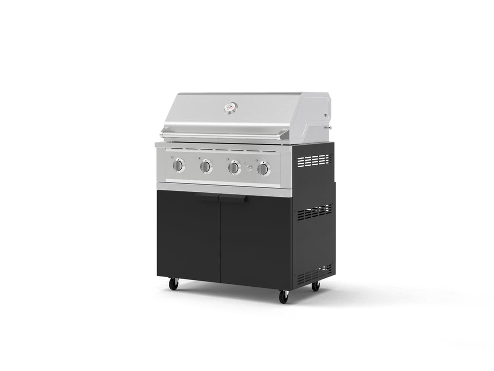 NewAge Outdoor Kitchens Stainless Steel 2-Piece Cabinet set with Casters, Grill Cabinet and Performance Grill-72898-Garage Giant