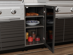 NewAge Outdoor Kitchens Classic Series 4-Piece Griddle Island · Aluminum · Tempered Glass Door · Platinum Griddle 