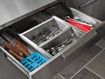 NewAge Outdoor Kitchens Stainless Steel 4-Piece Cabinet Set with Casters and 3 Drawer, Grill Cabinet, Performance Grill, Countertop-72174-Garage Giant 