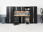 NewAge Garage Cabinets Bold Series 10-Piece Cabinet Set with 30 in. RTA Lockers-73028-Garage Giant 