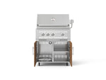NewAge Outdoor Kitchens Stainless Steel 2-Piece Cabinet set with Grill Cabinet and Platinum Grill-72963-Garage Giant 