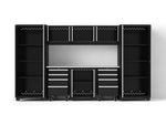 NewAge Garage Cabinets Bold Series XL 9-Piece Garage Cabinets Set with Tool, Base, Wall Cabinets and 30 in. Lockers-64037-Garage Giant 