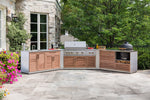 NewAge Outdoor Kitchens 4-Piece Cabinet Set in Grove with Covers-65707-Garage Giant 