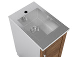 NewAge Outdoor Kitchens Stainless Steel Louvered Doors 16 in. Sink Cabinet-65625-Garage Giant 