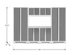 NewAge Garage Cabinets Bold Series 7-Piece Cabinet Set with 30 in. RTA Lockers-73019-Garage Giant 