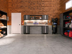 NewAge Garage Flooring Stone Composite LVT 1000 sq. ft. Flooring Kit - Titanium 