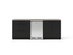 NewAge Outdoor Kitchens Stainless Steel 5-Piece Cabinet Set with 3-Drawer, 2-Door Cabinet, Countertops and Fridge-73862-Garage Giant 