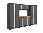 NewAge Garage Cabinets Bold Series 7-Piece Cabinet Set with 36 in. RTA Lockers-73034-Garage Giant 