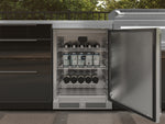 NewAge Outdoor Kitchens Aluminum 6-Piece Cabinet Set with Sink, Bar, Grill Cabinet, Platinum Griddle, Countertop and Stainless Steel Door Fridge-75118-Garage Giant 