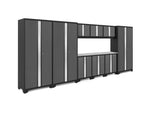 NewAge Garage Cabinets Bold Series 10-Piece Cabinet Set with 36 in. RTA Lockers-73037-Garage Giant 