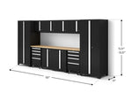 NewAge Garage Cabinets Bold Series XL 12-Piece Garage Cabinets Set with Tool, Base, Wall Cabinets and 30 in. Lockers-64040-Garage Giant 