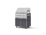 NewAge Outdoor Kitchens Aluminum 2-Piece Cabinet Set with Casters, Grill Cabinet and Platinum Grill-72939-Garage Giant 