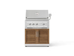 NewAge Outdoor Kitchens Stainless Steel 2-Piece Cabinet set with Grill Cabinet and Platinum Grill-72960-Garage Giant 
