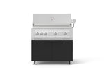 NewAge Outdoor Kitchens Stainless Steel 2-Piece Cabinet set with Casters Grill Cabinet and Platinum Grill-72905-Garage Giant 