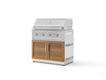 NewAge Outdoor Kitchens Stainless Steel 2-Piece Cabinet set with Grill Cabinet and Performance Grill-74814-Garage Giant 
