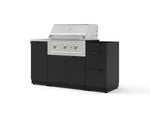 NewAge Outdoor Kitchens Outdoor Grill Island Stainless-Steel 5-Piece Cabinet Set with Sink, 3 Drawer, Grill Cabinet, Performance Grill and Stainless Steel Countertop - (Liquid Propane) | Garage Giant 