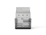 NewAge Outdoor Kitchens Stainless Steel 2-Piece Cabinet set with Grill Cabinet and Performance Grill-74806-Garage Giant 