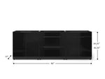 NewAge Outdoor Kitchens Aluminum 3-Piece Cabinet Set with 2-Door, 3-Drawer and Bar Cabinet-67694-Garage Giant 