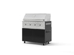 NewAge Outdoor Kitchens Aluminum 2-Piece Cabinet Set with Casters, Grill Cabinet and Performance Grill-72911-Garage Giant 