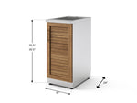 NewAge Outdoor Kitchens Stainless Steel Louvered Doors 16 in. Sink Cabinet-65625-Garage Giant 