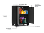 NewAge Garage Cabinets Bold XL Series 4PC Garage Cabinetry Set, 20-24 Gauge Steel, Fully Welded, 72" W x 18" D x 58.5" H-64587-Garage Giant 