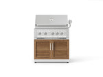 NewAge Outdoor Kitchens Stainless Steel 2-Piece Cabinet set with Grill Cabinet and Platinum Grill-72961-Garage Giant 