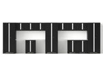 NewAge Garage Cabinets Bold Series 14PC Garage Cabinetry Set, 24-Gauge Steel, Fully Welded, 234" W x 18" D x 76.75" H-55842-Garage Giant 