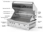 NewAge Outdoor Kitchens Stainless Steel 2-Piece Cabinet set with Casters Grill Cabinet and Platinum Grill-72905-Garage Giant 