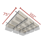 Ceiling Sam Tote Slide Pro Overhead Bin Storage Rack (Adjustable)-CS-TSP-Garage Giant 